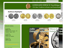 Tablet Screenshot of coinhirsch.de